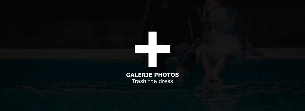 Photographe séance photo trash the dress au Puy en Velay en Haute Loire. Offrez-vous une séance photos de couple trash the dress insolite, fun et originale.